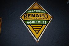 PLAQUE EMAILLEE BOMBEE LOSANGE