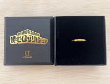 Bague modèle My Hero Academia Izuku Midoriya K10 plaquée or taille 5,5