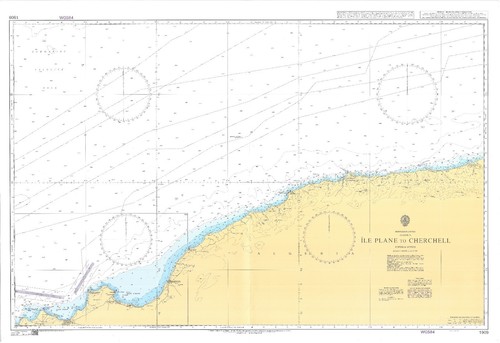 Carte marine île - l'Île, plane