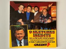 DISQUE 33T - LP PROMO CREDIT 7 // 9 SKETCHES INEDITS DE LA TROUPE DE BOUVARD