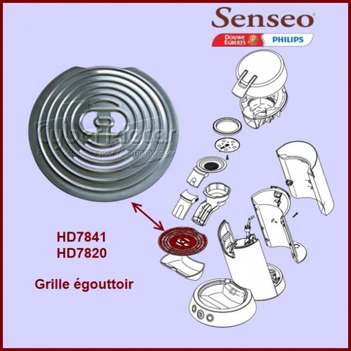 Grille inox senseo - inox,
