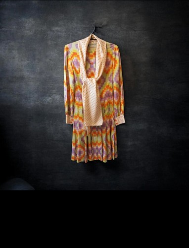 Robe lanvin soie - soie, imprimée
