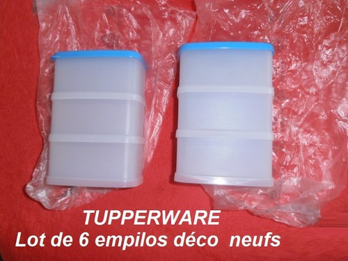 Tupperware lot 6 empilo - , de