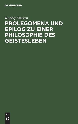 Rudolf eucken prolegomena und - rudolf,