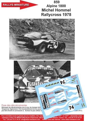Decals ref 0859 alpine - decals,