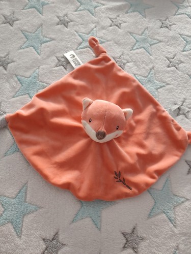 Doudou plat mouchoir renard - plat/mouchoir,