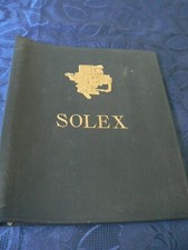 RARE ANCIEN CLASSEUR SOLEX 1967 TYPES & REGLAGES CARBURATEURS 14 FICHES VOITURES