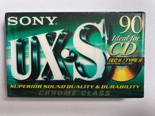 cassette vierge sony ux.s 90 neuve sous blister