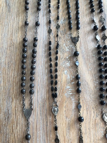 Lot chapelets anciens ton - anciens,