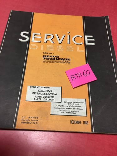 Service diesel camion - camion, renault