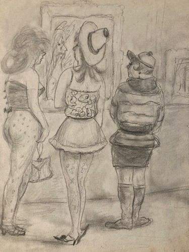 Très beau dessin femme - très,