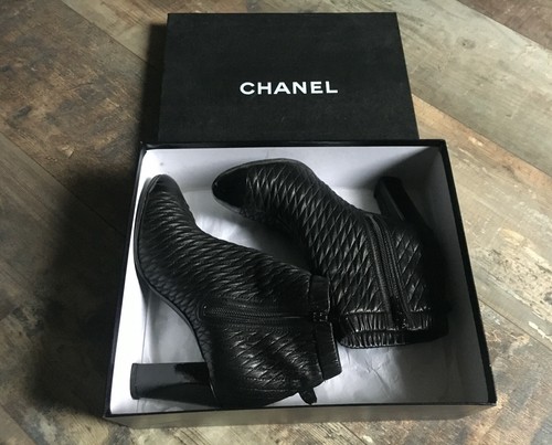 Chanel bottines bottes low - chanel,