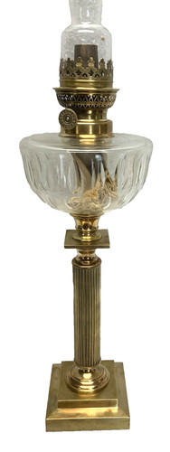 Ancienne grande lampe - ancienne,