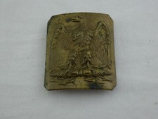 Boucle laiton aigle non couronné garde nationnale de Suresne 2nd empire