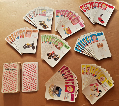 Jeu cartes ancien 7 - jeu,