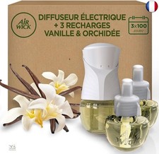 Air Wick Désodorisant Maison Kit Diffuseur Electrique + 3 Recharges Parfum 