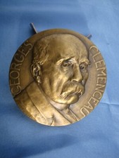 médaille bronze Clemenceau