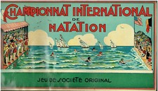 Championnat international de natation - Jeu de société original Saussine Planche