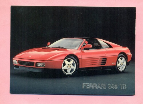 Carte postale ferrari 348 - carte,