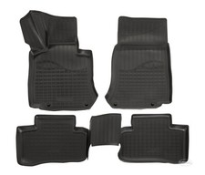 Tapis De Sol Caoutchouc 3D À Bords Hauts Pour Mercedes GLC X253 2015-2022