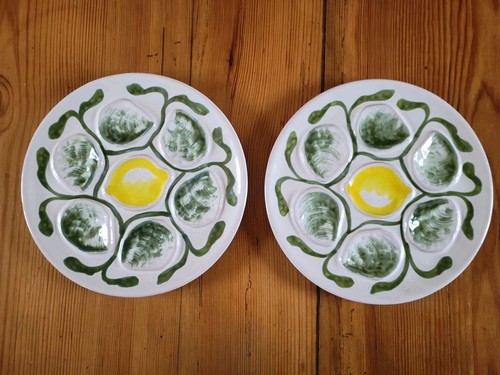 Assiettes huitres - 2, a