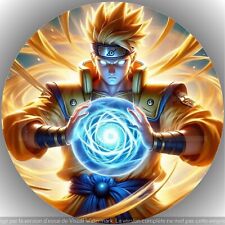 Naruto .  Décoration de gâteau comestible ,disque  Azyme , diamètre 20cm.