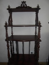 Ancien Meuble Étagère  Classeur À Musique Partitions/Décor Lyre/Napoléon III