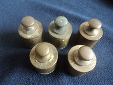 5 poids laiton de 200 grs pour