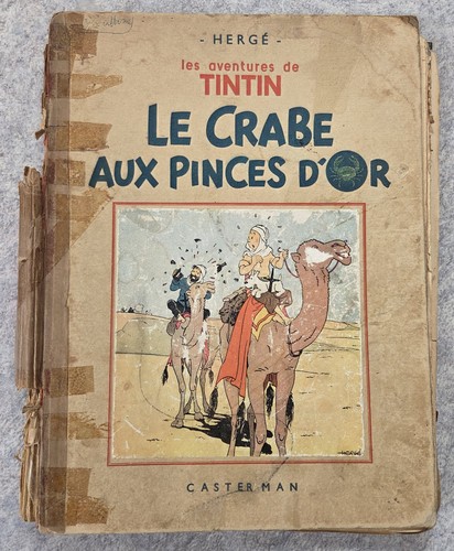 Tintin crabe aux pinces - tintin, le