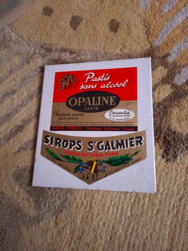 Plaque glacoide galmier - plaque, st