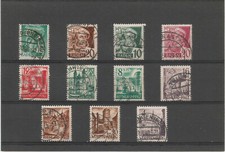 COLONIES FRANCAISES - ALLEMAGNE 11 timbres différents oblitérés cote 18 €
