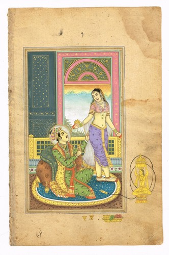 Moghol peinture miniature - peinture, de