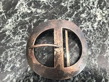 Antique French Belt buckle ￼Sterling 925 Silver Sash Cape Scarf Hallmarked