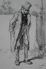 GAVARNI Lithographie originale