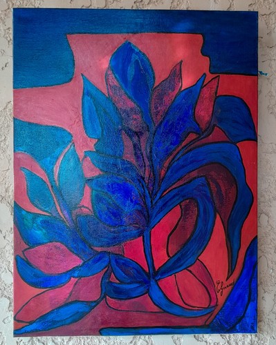 Tableau contemporain abstrait