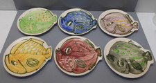 -6 ASSIETTES à POISSON