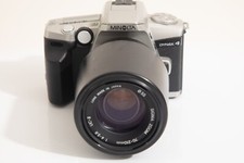 APPAREIL PHOTO Minolta Dynax 4 argentique 1990 Autofocus 24x26mm + OBJECTIF ZOOM