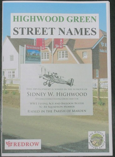 Marden street names - street, highwood