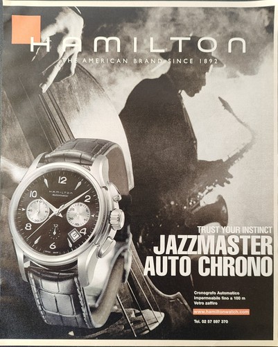 Hamilton publicité montre - hamilton,
