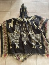 Poncho laine lama équateur - de,