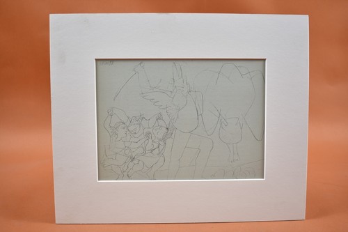 Lithographie 1954 picasso la - lithographie,