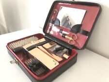 Mallette de toilette vintage - Coffret trousse voyage nécessaire de toilette