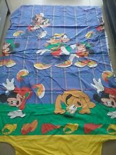 VINTAGE HOUSSE DE COUETTE  DISNEY MICKEY DINGO ET PLUTO.