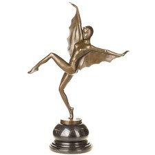 Sculpture en bronze Danseuse La fille chauve souris d'après J.Lorenzl