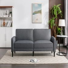 Barlow Futon, Linen Fabric
