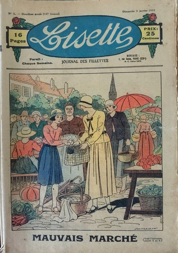 Lisette année 1932 - l’année, du