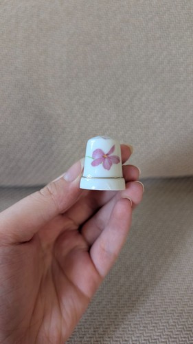 Dé coudre porcelaine - dé, à