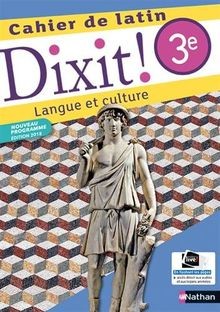 Dixit cahier latin 3e - !,