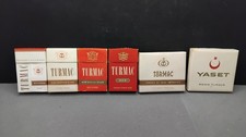 Lot de 6 paquets de cigarettes vides TURMAC et YASET (vintage)