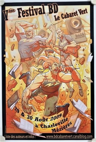 Affiche festival bande - affiche,